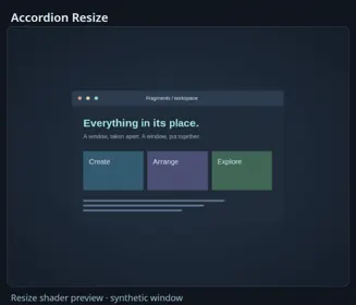 Accordion Resize
