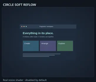 Circle Soft Reflow