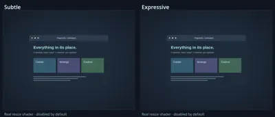 Compare Edge Ripple Resize