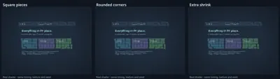 Compare Fragment Shapes
