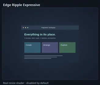 Edge Ripple Expressive