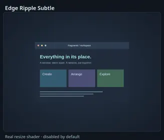 Edge Ripple Subtle