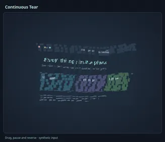 Fragment Preview Tear