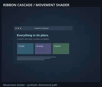 Movement Ribbon Cascade