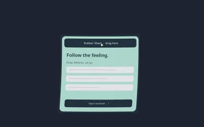 Pointer Wobble: Rubber Sheet