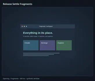 Pointer Preview Release Settle
