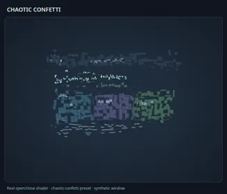 Chaotic Confetti