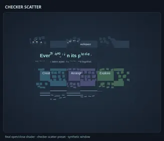 Checker Scatter