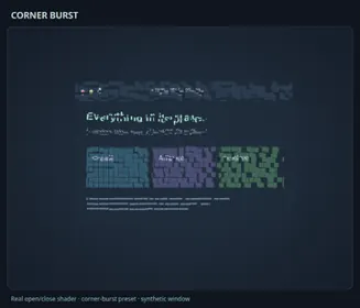 Corner Burst