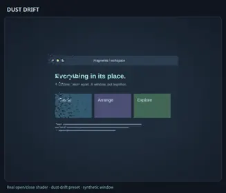 Dust Drift