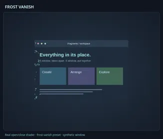 Frost Vanish