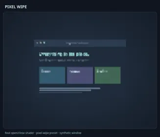 Pixel Wipe