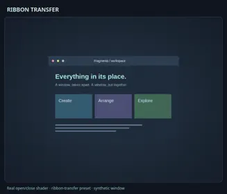 Ribbon Transfer