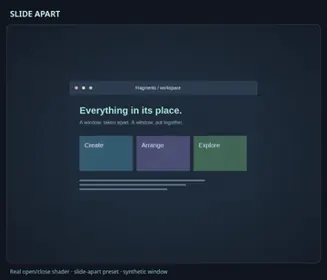 Slide Apart