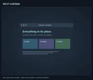 Split Curtain