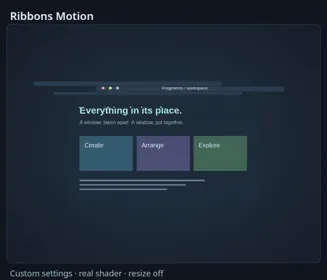 Profile Ribbons Motion