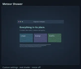 Recipe Meteor Shower