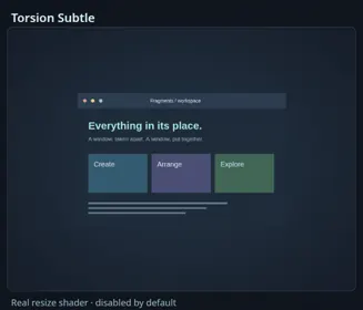Torsion Subtle