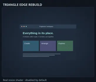 Triangle Edge Rebuild